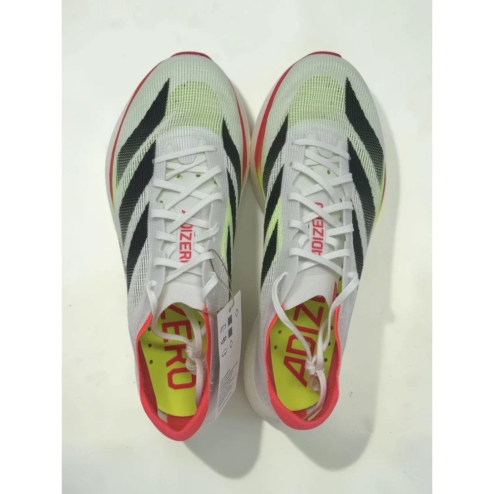 Adidas Adizero Takumi Sen 10 White Black Lucid Red Men's 9.5 IH5712 New